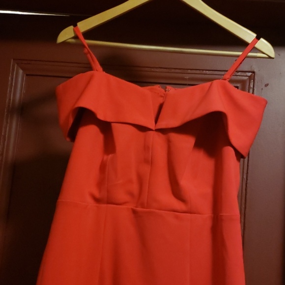 ASHRO Red Spaghetti Strap Dress Size 8 - Picture 2 of 8